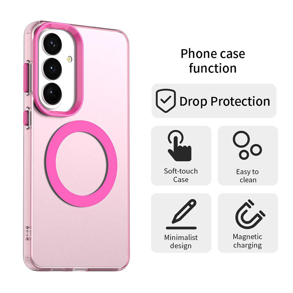 Husa de protectie Techsuit CandyCase MagSafe compatibil cu Samsung Galaxy S26, Roz