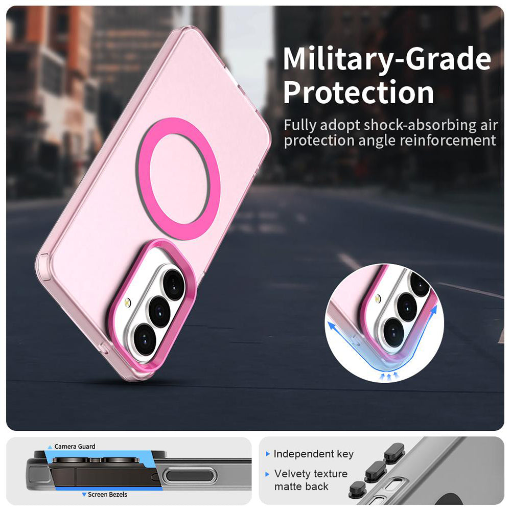 Husa de protectie Techsuit CandyCase MagSafe compatibil cu Samsung Galaxy S26, Roz