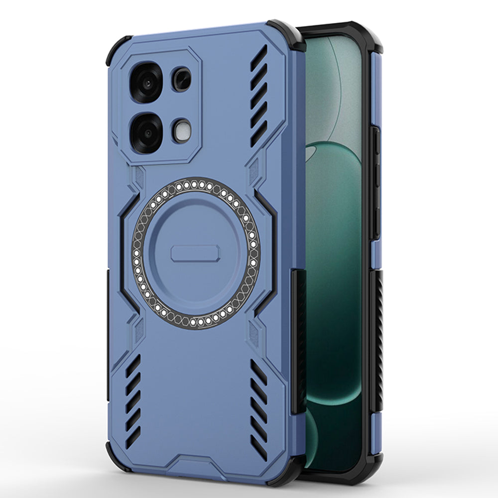 Husa de protectie Techsuit ArmorMag compatibil cu Oppo A6 Pro 4G / A6 Pro 5G, Albastru