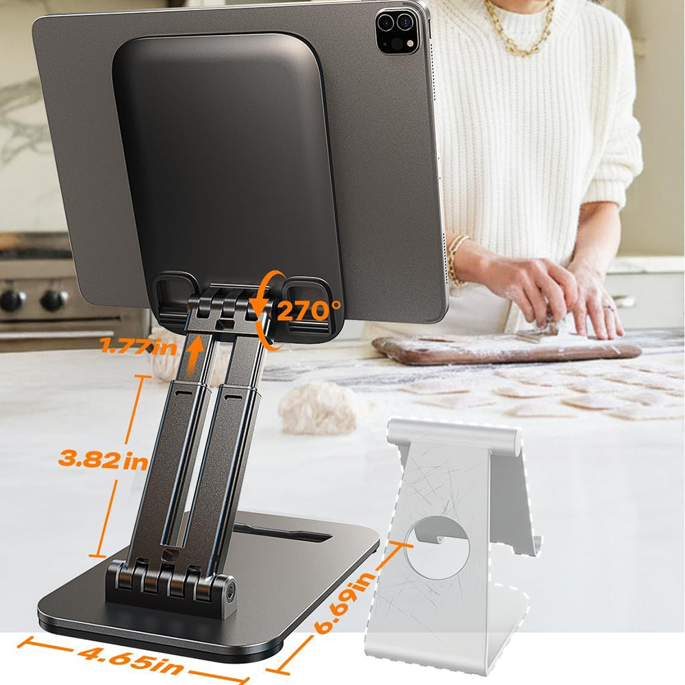 Suport Lisen (YL0424080007), for 15.9'' Tablets, Ajustable, Stable, Iron, 17.5 x 12.3 x 3.4cm, Negru