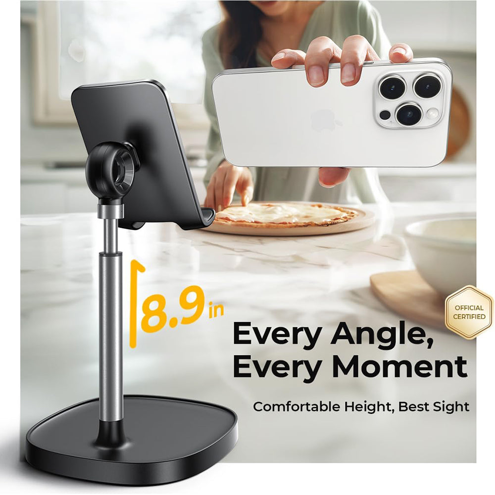 Suport Lisen Mechanical Series (YL0421030004), for Phones, Adjustable Height, Stable, Negru