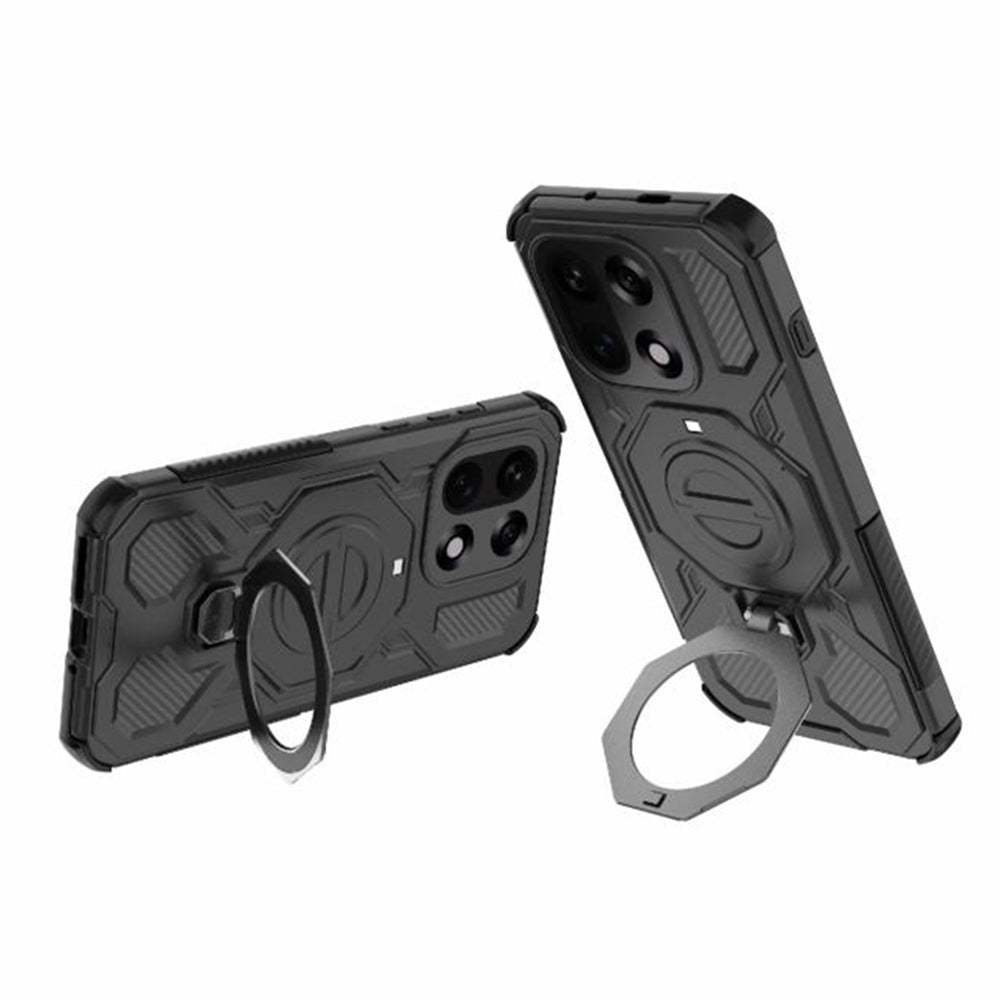 Husa de protectie Techsuit Carbon Shield PRO compatibil cu OnePlus 15, Alb Transparent