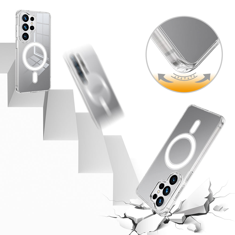 Husa de protectie Techsuit MagSafe Pro compatibil cu Samsung Galaxy S26 Ultra, Transparent
