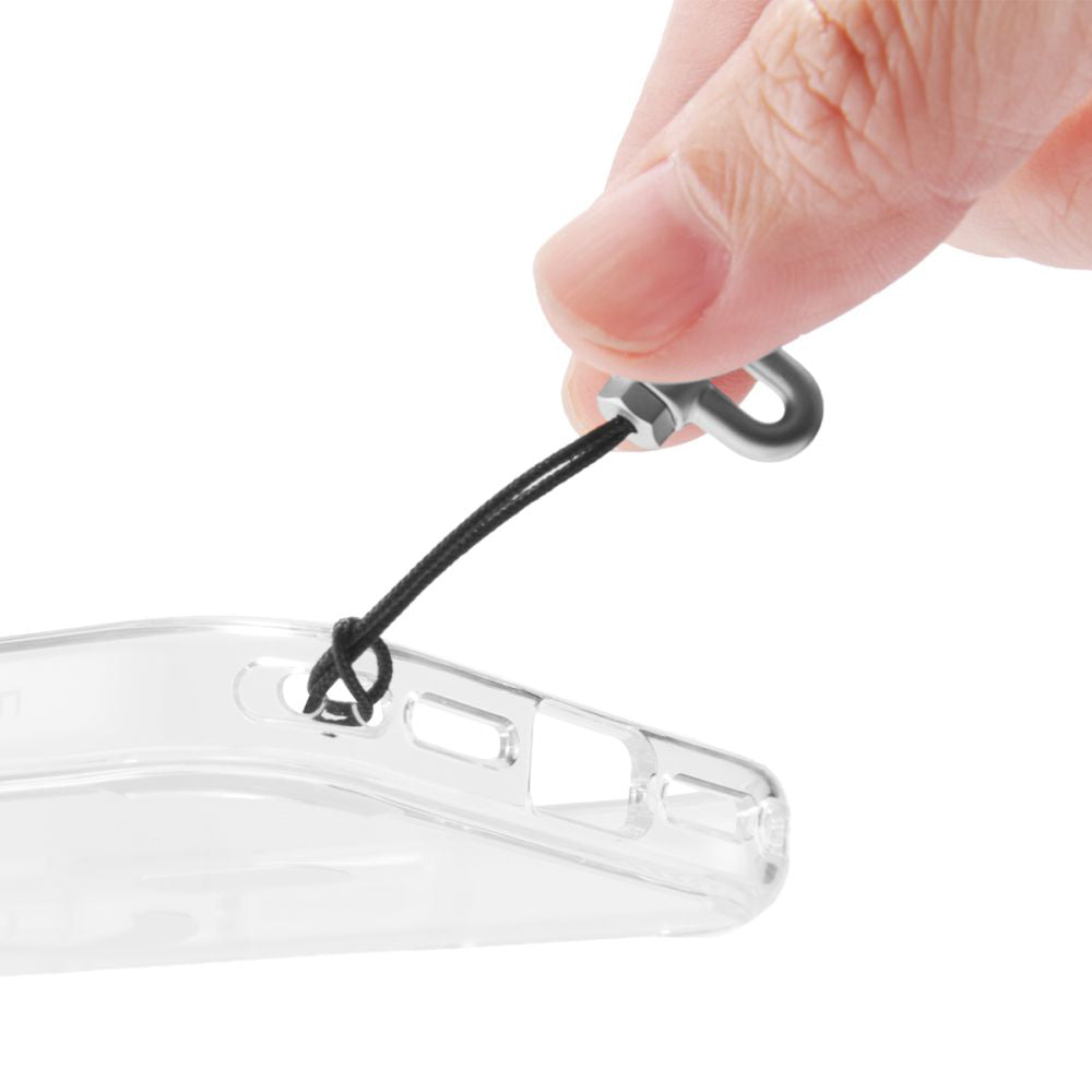 Suport Spigen Lanyard Strap DA30L (AFA10614), Neck/Crossbody Wear, for Phone Cases, Magnetic Length Adjustmen, Negru