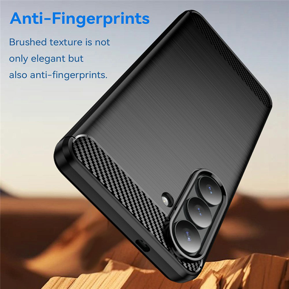 Husa de protectie Techsuit Carbon Silicone compatibil cu Samsung Galaxy S26 Plus, Negru
