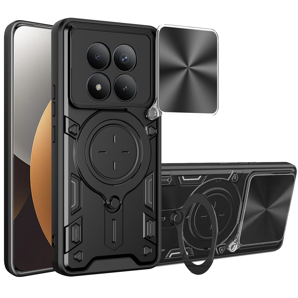 Husa de protectie Techsuit CamGuard Pro compatibil cu Xiaomi Redmi Note 15 Pro+ 5G / Poco M8 Pro 5G, Negru