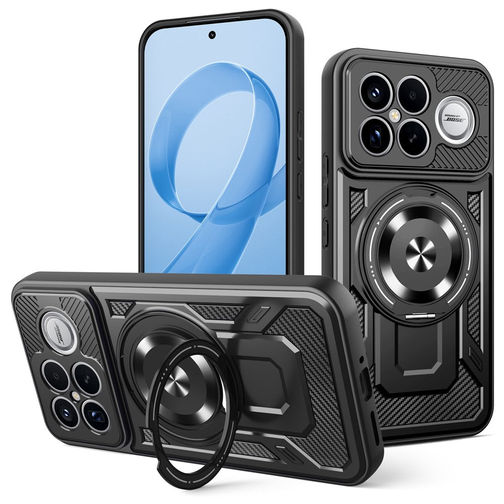 Husa de protectie Techsuit RuggedCam compatibil cu Xiaomi Poco F8 Ultra, Negru