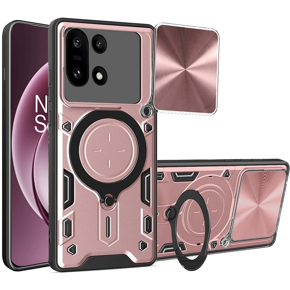 Husa de protectie Techsuit CamGuard Pro compatibil cu OnePlus 15, Roz Auriu