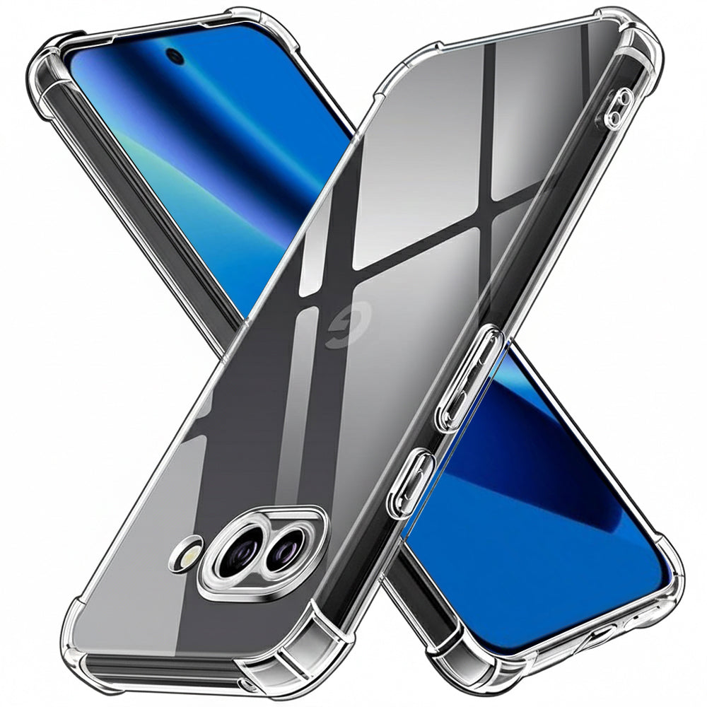 Husa de protectie Techsuit Shockproof Clear Silicone compatibil cu Google Pixel 10a, Transparent