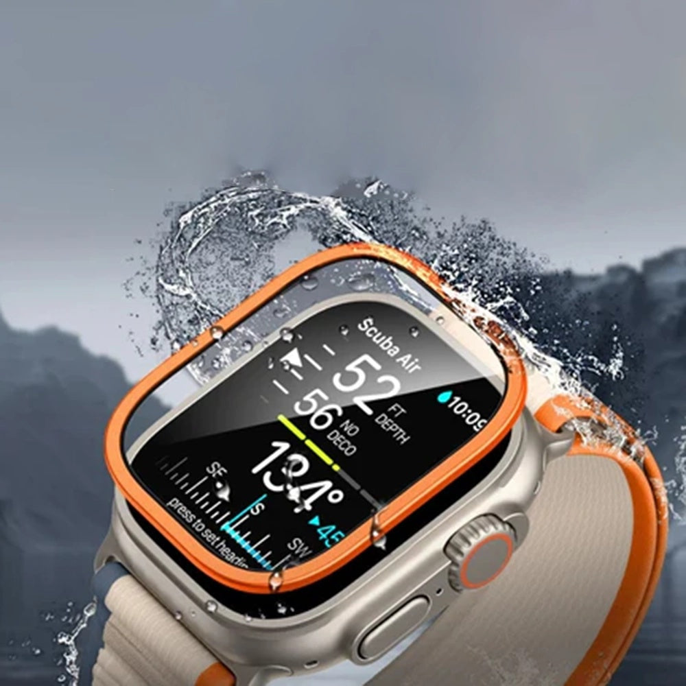 Folie de protectie smartwatch ESR Armorite Screen Protector (set de 2) compatibil cu Apple Watch Ultra / Ultra 2 / Ultra 3, Titanium