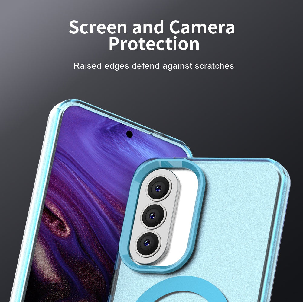 Husa de protectie Techsuit CandyCase MagSafe compatibil cu Samsung Galaxy A37 5G, Albastru