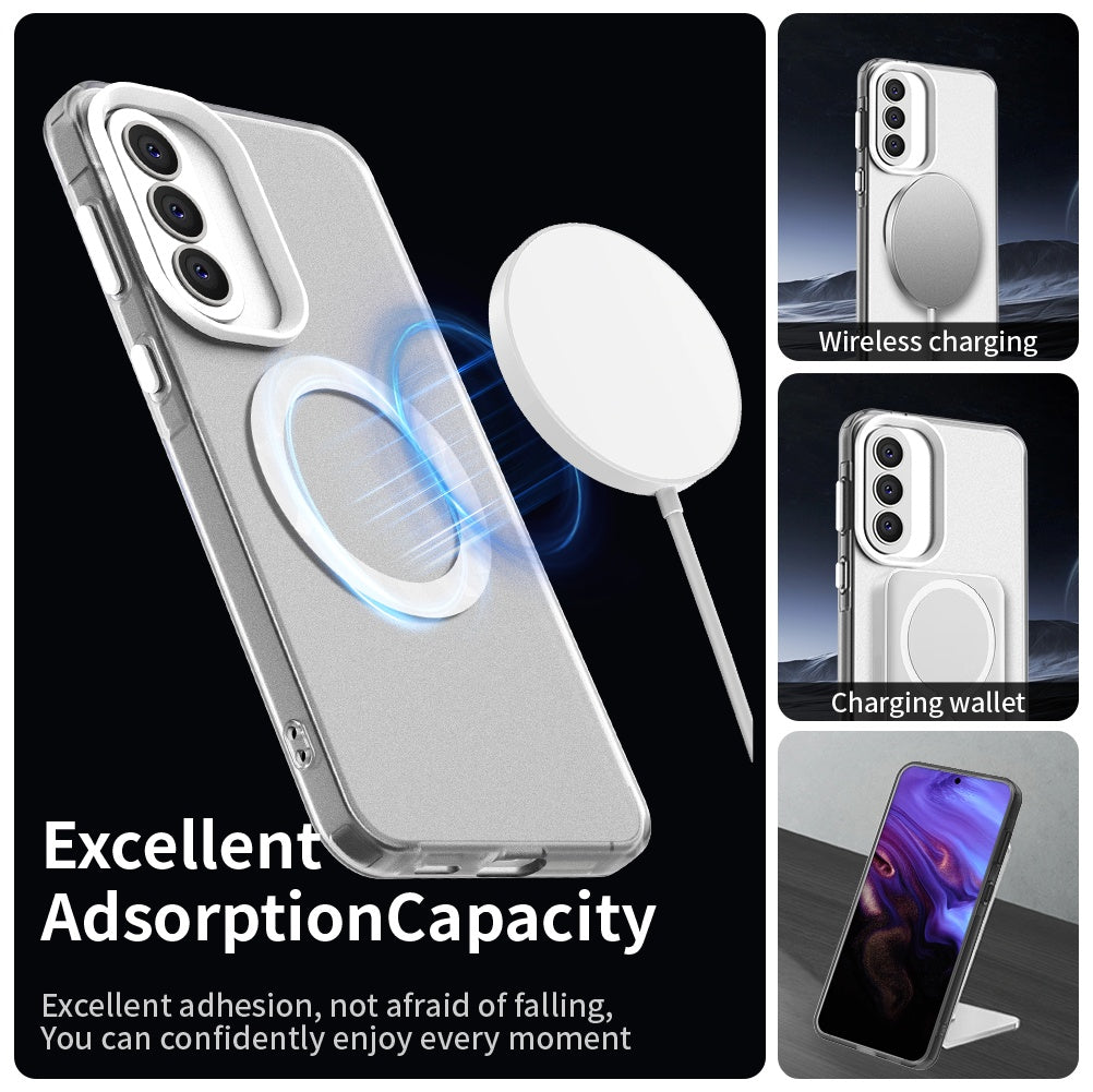 Husa de protectie Techsuit CandyCase MagSafe compatibil cu Samsung Galaxy A37 5G, Alb