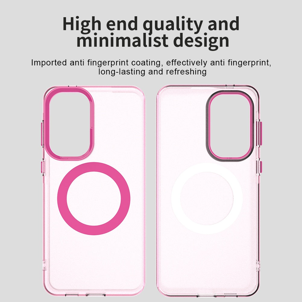 Husa de protectie Techsuit CandyCase MagSafe compatibil cu Samsung Galaxy A57 5G, Roz