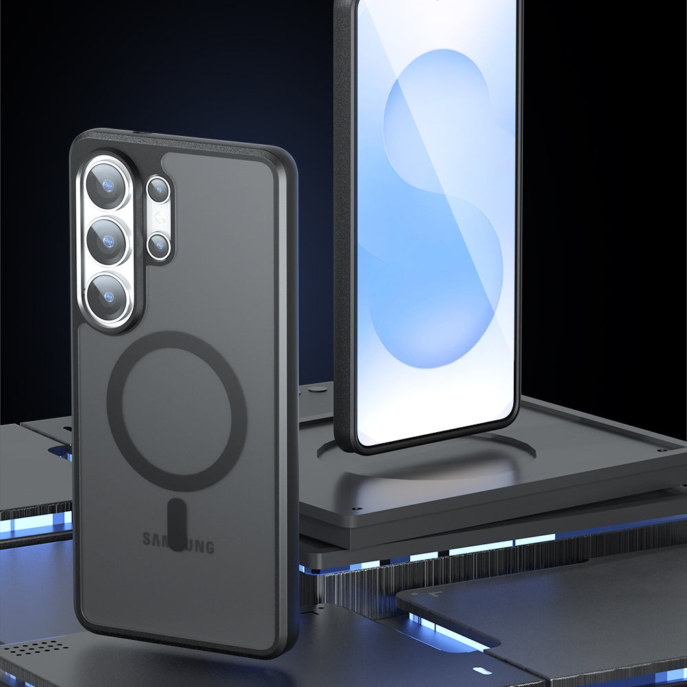 Husa de protectie Techsuit PureFrost MagSafe compatibil cu Samsung Galaxy S26 Ultra, Negru Mat