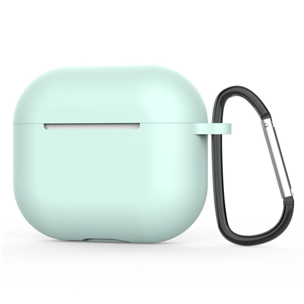 Casti Techsuit Silicone Case, for AirPods 4, Smooth Ultrathin Material, Cyan