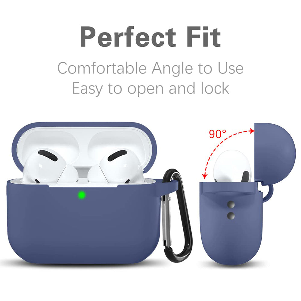 Casti Techsuit Silicone Case, for AirPods 1 / AirPods 2, Smooth Ultrathin Material, Verde Inchis