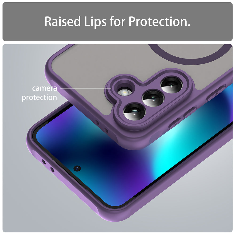 Husa de protectie Techsuit HaloFrost II MagSafe compatibil cu Samsung Galaxy A37 5G, Mov