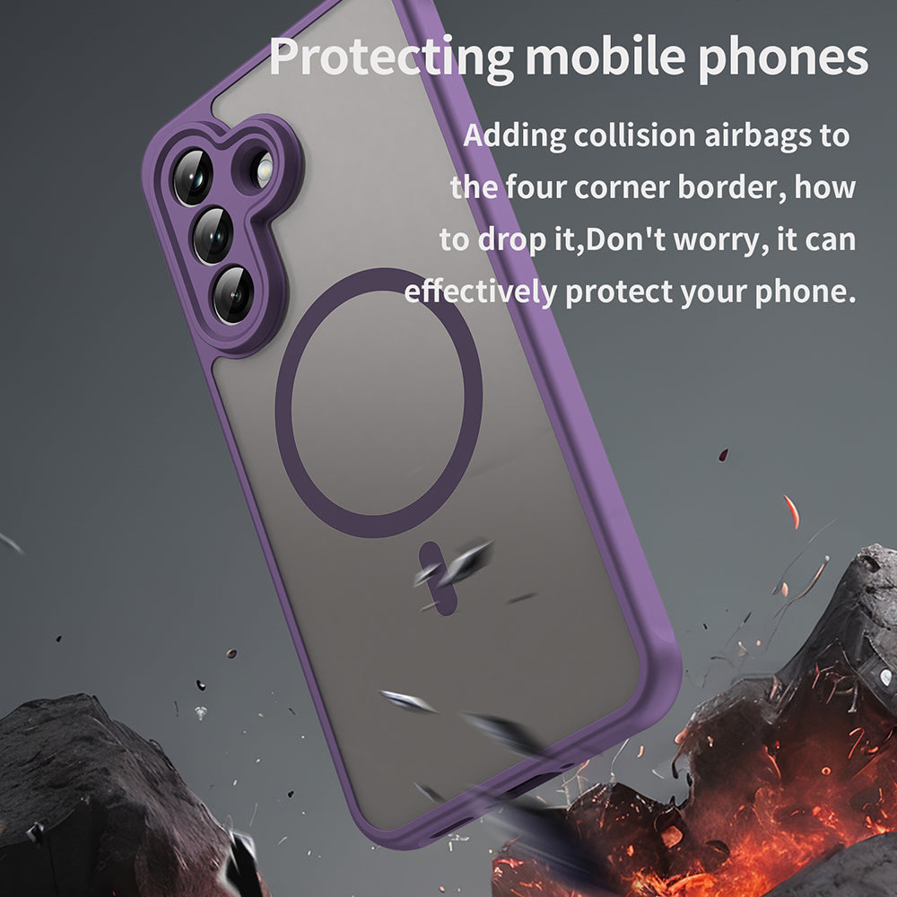 Husa de protectie Techsuit HaloFrost II MagSafe compatibil cu Samsung Galaxy A37 5G, Mov