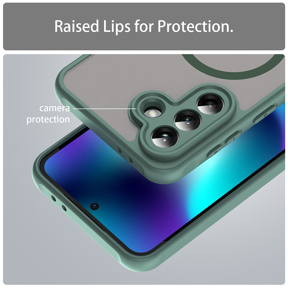 Husa de protectie Techsuit HaloFrost II MagSafe compatibil cu Samsung Galaxy A37 5G, Verde