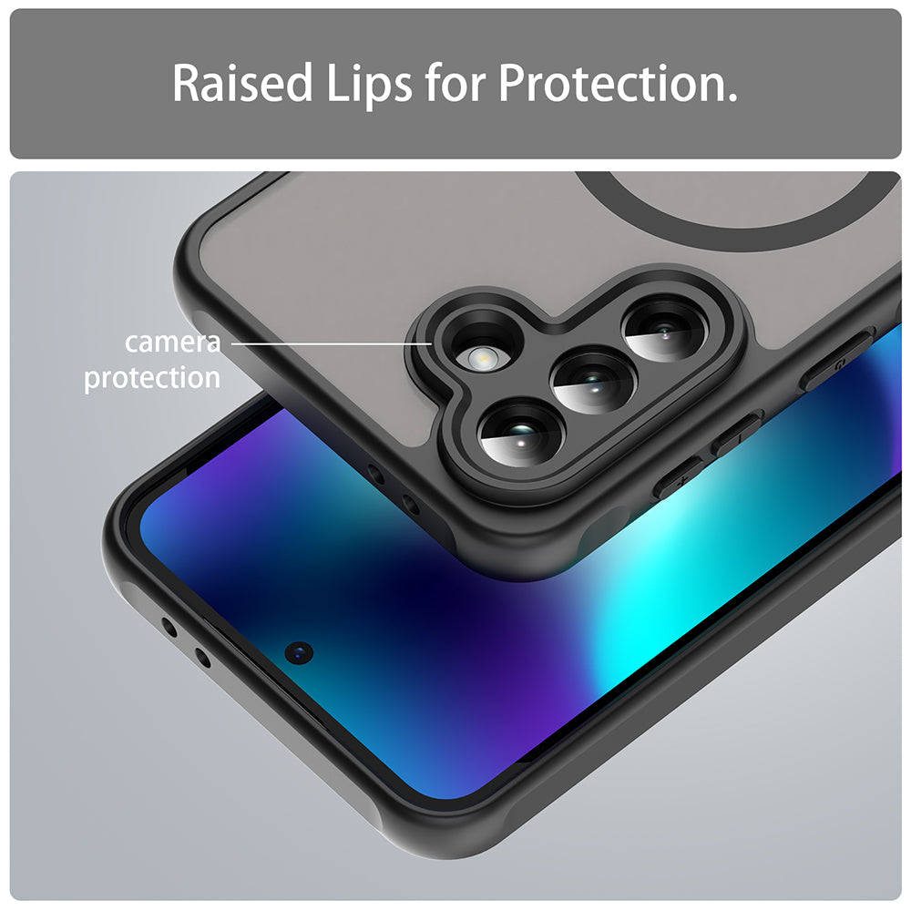 Husa de protectie Techsuit HaloFrost II MagSafe compatibil cu Samsung Galaxy A37 5G, Negru