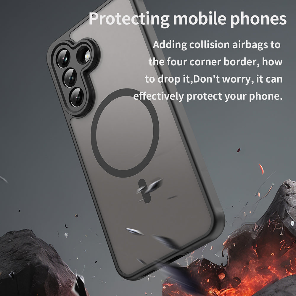 Husa de protectie Techsuit HaloFrost II MagSafe compatibil cu Samsung Galaxy A37 5G, Negru