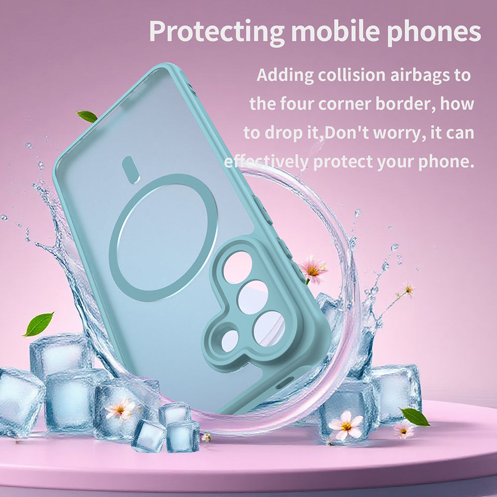 Husa de protectie Techsuit HaloFrost II MagSafe compatibil cu Samsung Galaxy A57 5G, Verde Menta
