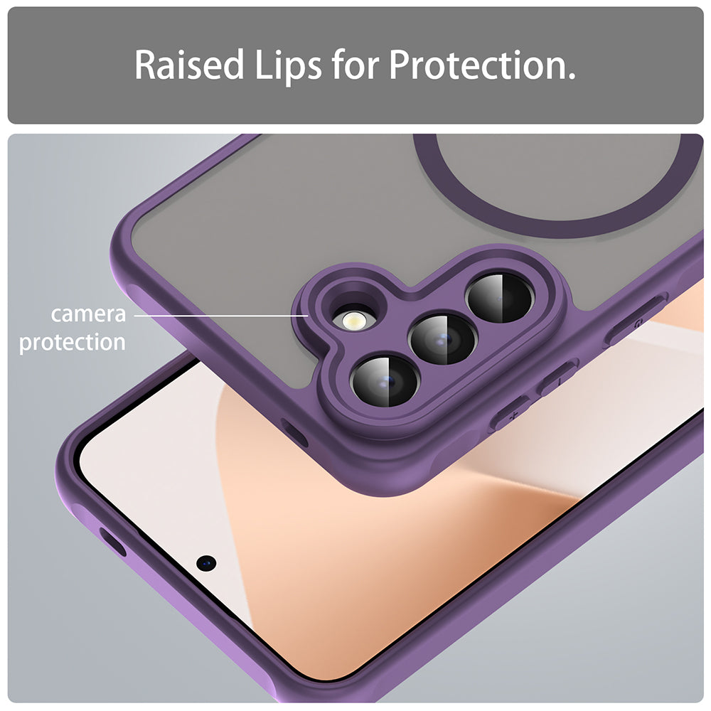 Husa de protectie Techsuit HaloFrost II MagSafe compatibil cu Samsung Galaxy A57 5G, Mov