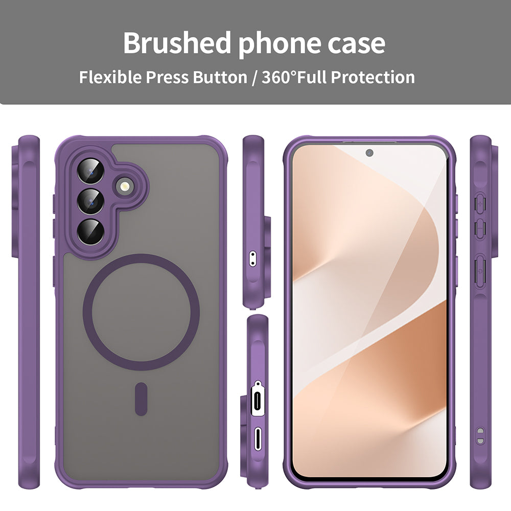Husa de protectie Techsuit HaloFrost II MagSafe compatibil cu Samsung Galaxy A57 5G, Mov