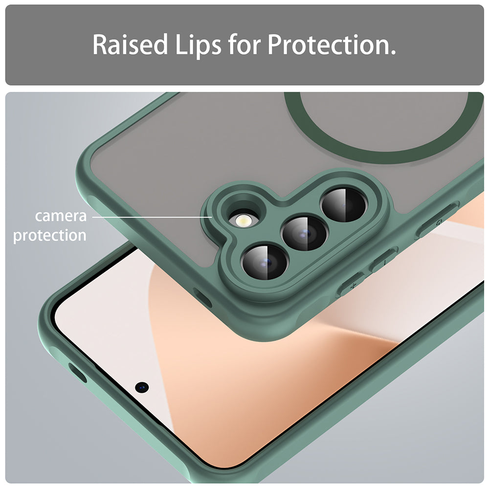 Husa de protectie Techsuit HaloFrost II MagSafe compatibil cu Samsung Galaxy A57 5G, Verde