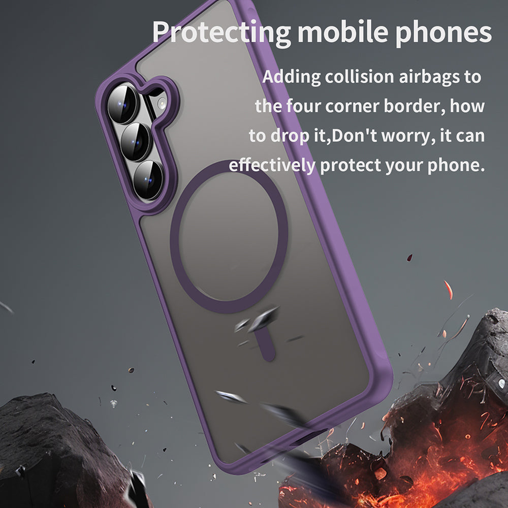 Husa de protectie Techsuit HaloFrost II MagSafe compatibil cu Samsung Galaxy S26 Plus, Mov