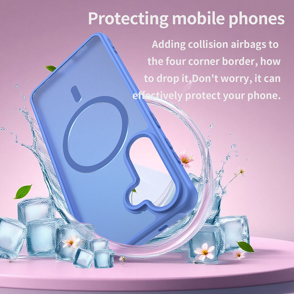 Husa de protectie Techsuit HaloFrost II MagSafe compatibil cu Samsung Galaxy S26 Plus, Albastru Cer