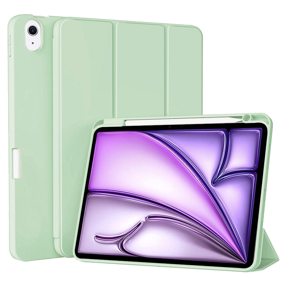 Husa de protectie tableta Techsuit Flex Trifold (with Pencil Holder) compatibil cu iPad Air 11 (2024) / Air 11 (2025) / Air 11 (2026), Matcha Green