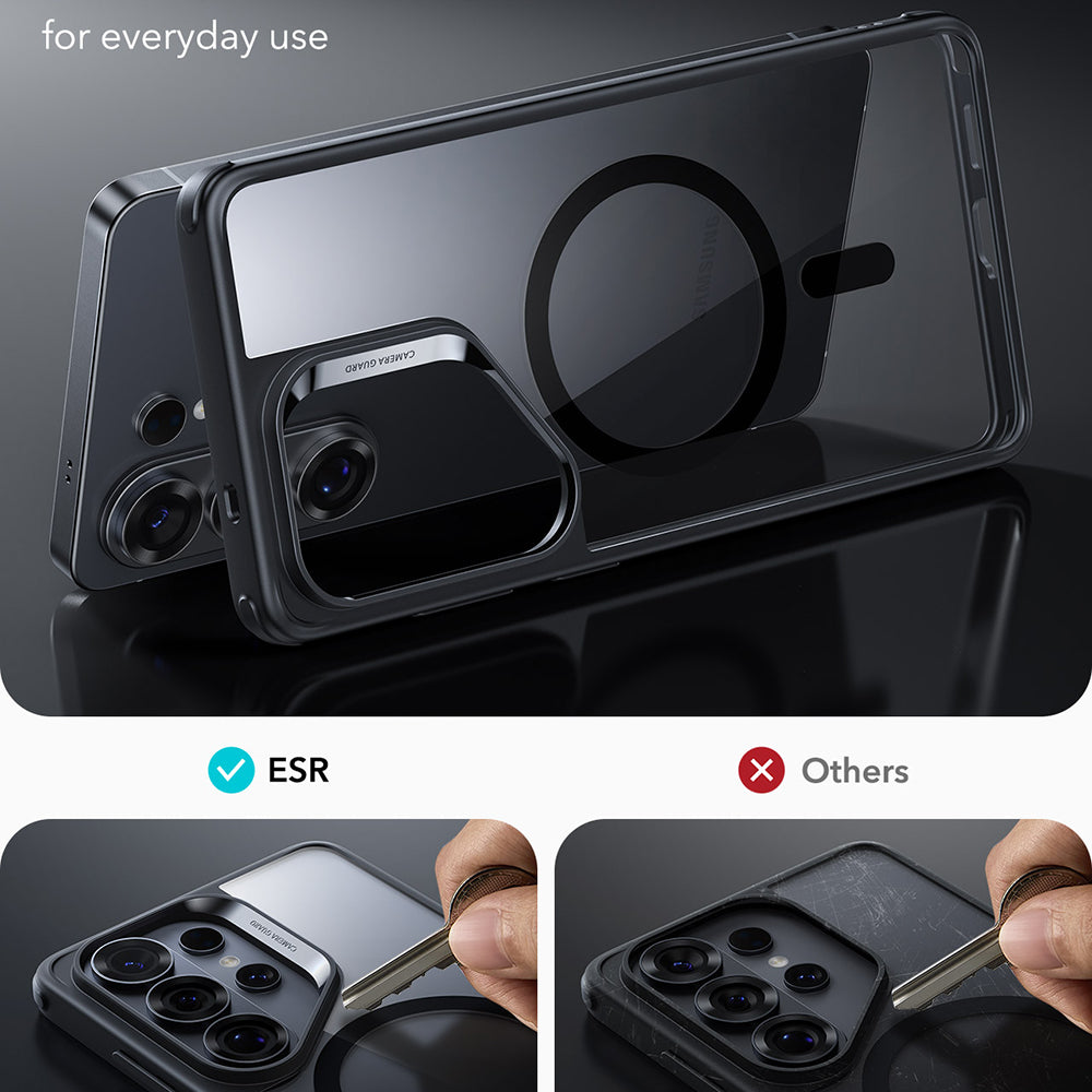 Husa de protectie ESR Classic Hybrid HaloLock compatibil cu Samsung Galaxy S26 Ultra, Transparent Black