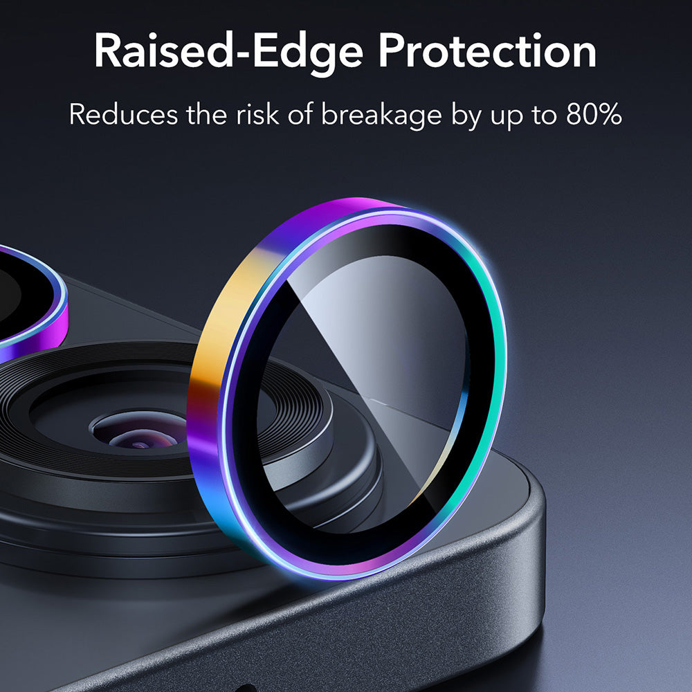 Folie de protectie ESR Armorite Camera Lens Protectors compatibil cu Samsung Galaxy S26 Ultra, Chromatic