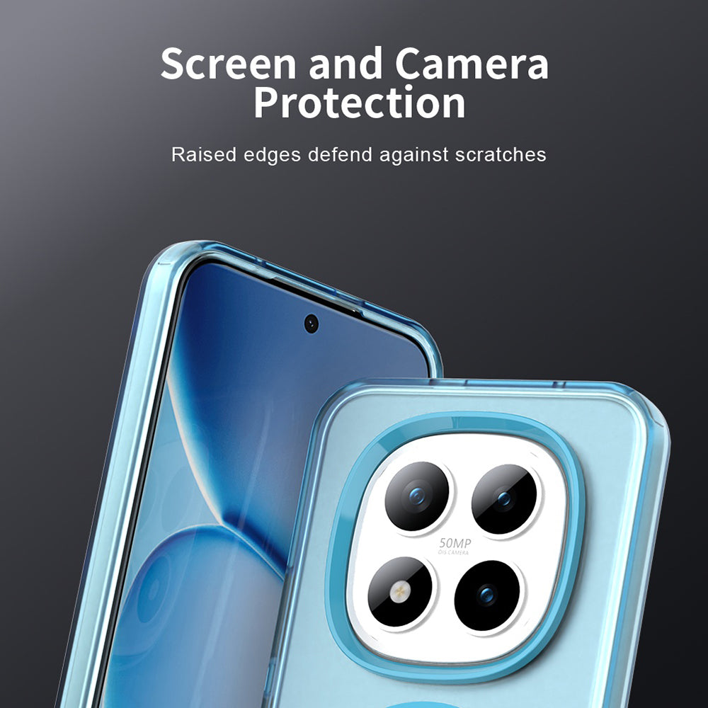 Husa de protectie Techsuit CandyCase MagSafe compatibil cu Xiaomi Redmi Note 15 Pro+ 5G / Poco M8 Pro 5G, Albastru