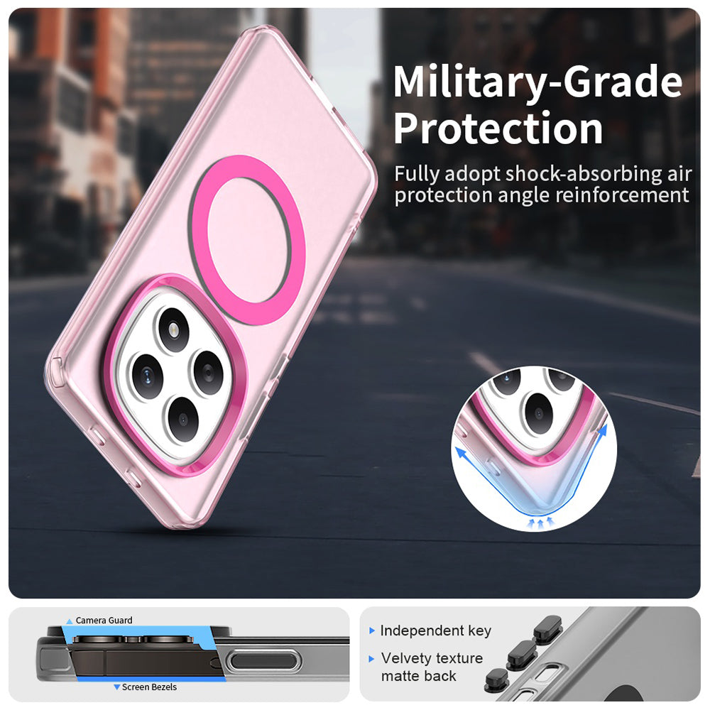 Husa de protectie Techsuit CandyCase MagSafe compatibil cu Xiaomi Redmi Note 15 5G / Note 15 4G / Poco M8 5G, Roz