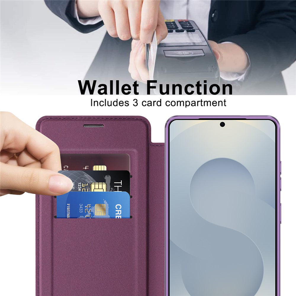 Husa de protectie Techsuit SmartMag Book compatibil cu Samsung Galaxy S26 Ultra, Mov