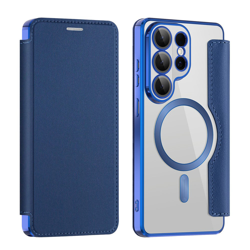 Husa de protectie Techsuit SmartMag Book compatibil cu Samsung Galaxy S26 Ultra, Albastru