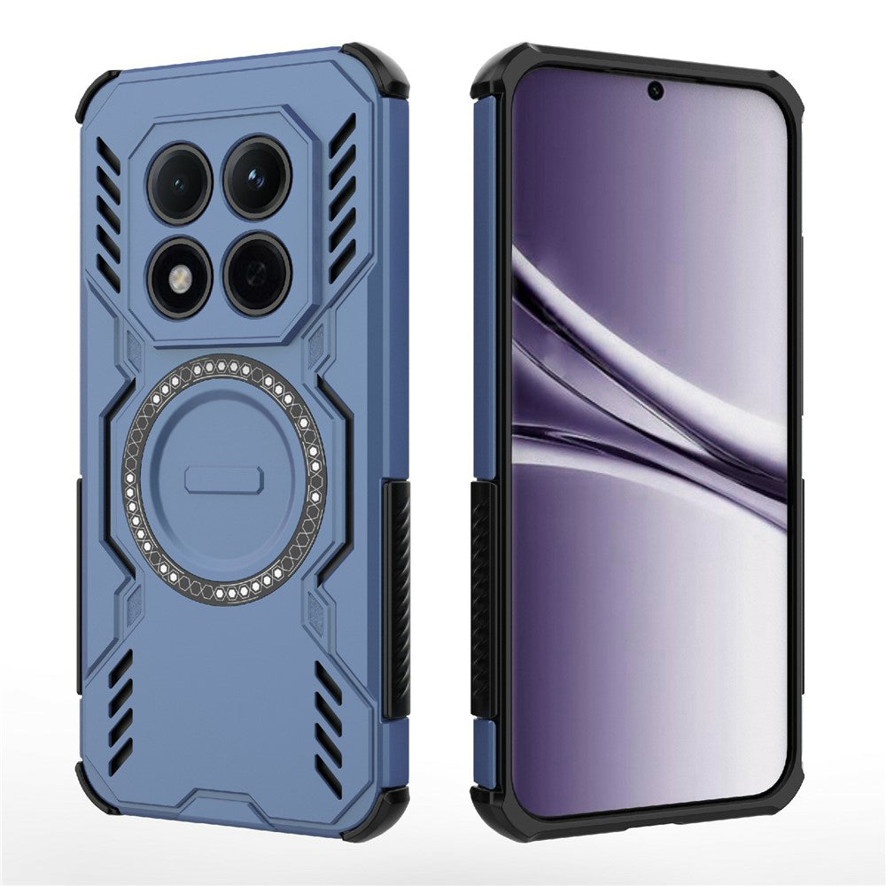 Husa de protectie Techsuit ArmorMag compatibil cu Xiaomi Redmi Note 15 Pro 5G, Albastru