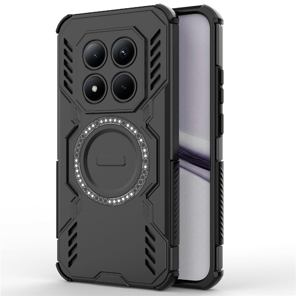 Husa de protectie Techsuit ArmorMag compatibil cu Xiaomi Redmi Note 15 Pro+ 5G / Poco M8 Pro 5G, Negru