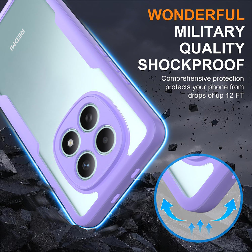 Folie de protectie Techsuit ColorVerse 360 Series + compatibil cu Xiaomi Redmi Note 15 4G, Mov