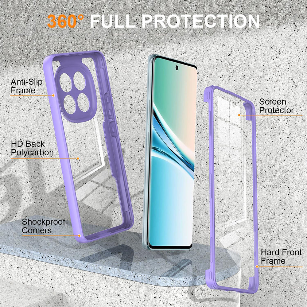 Folie de protectie Techsuit ColorVerse 360 Series + compatibil cu Xiaomi Redmi Note 15 4G, Mov