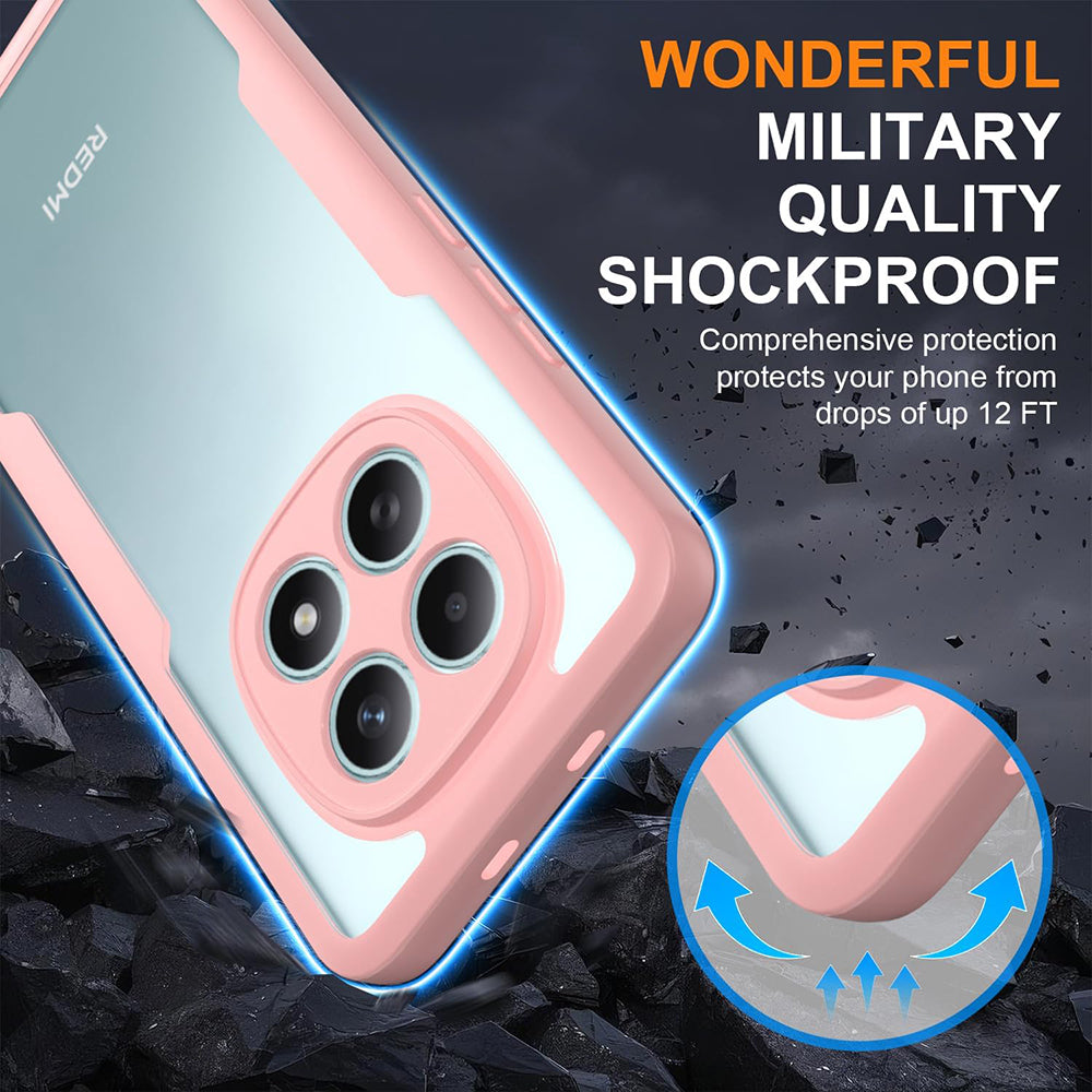Folie de protectie Techsuit ColorVerse 360 Series + compatibil cu Xiaomi Redmi Note 15 4G, Roz