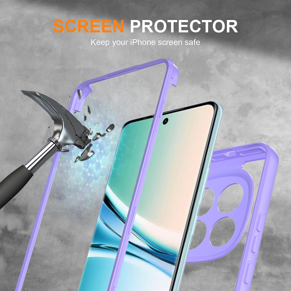 Folie de protectie Techsuit ColorVerse 360 Series + compatibil cu Xiaomi Redmi Note 15 5G / Poco M8 5G, Mov