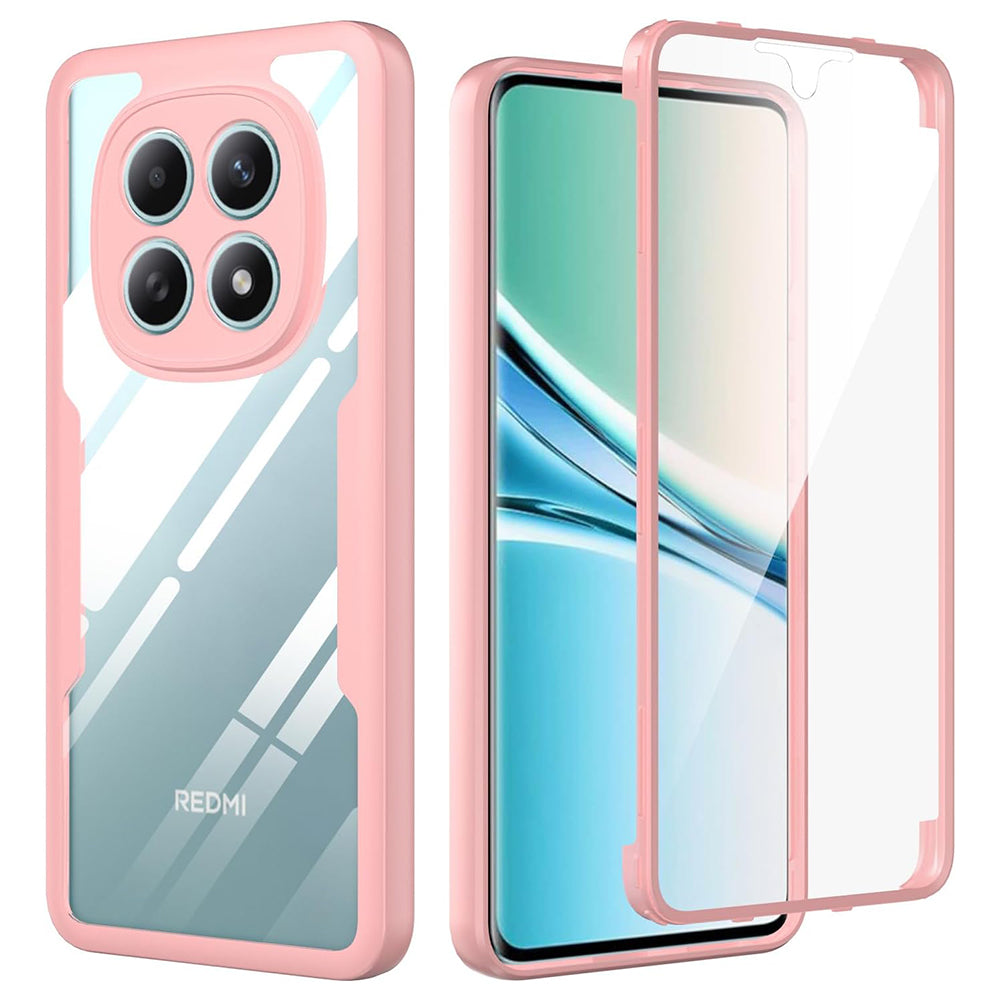 Folie de protectie Techsuit ColorVerse 360 Series + compatibil cu Xiaomi Redmi Note 15 5G / Poco M8 5G, Roz