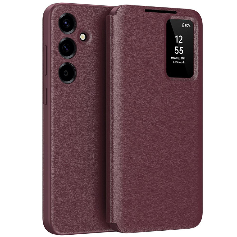 Husa de protectie Techsuit SmartView Series compatibil cu Samsung Galaxy A37 5G, Rosu