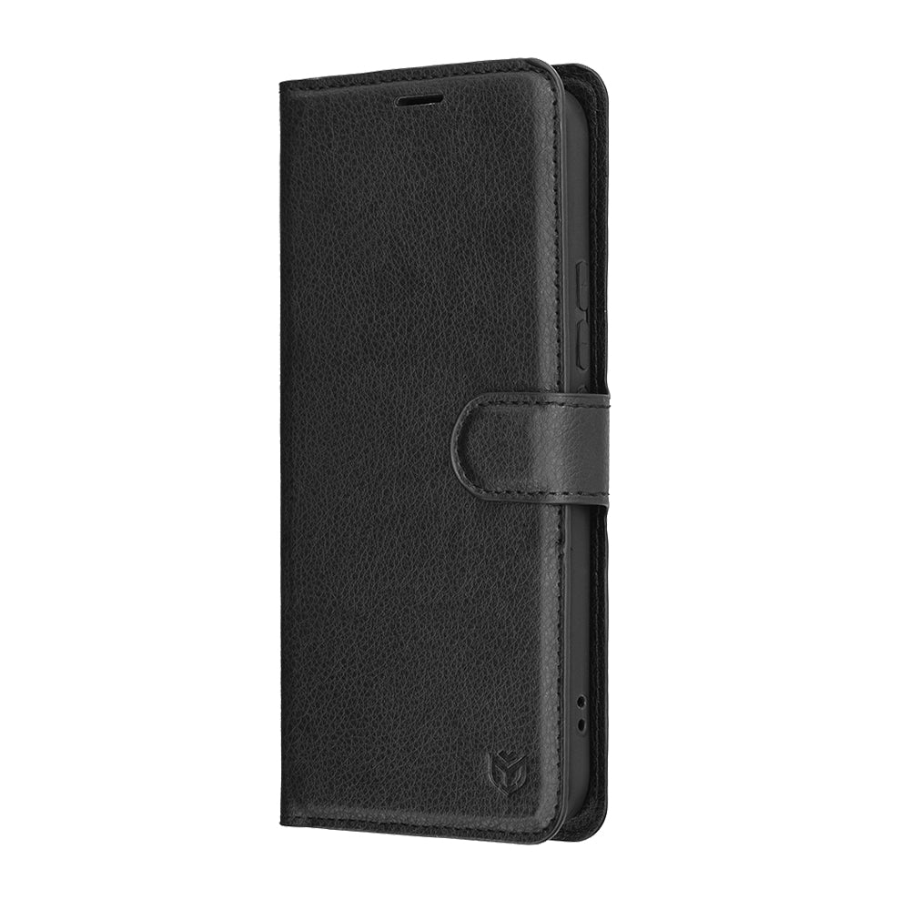 Husa de protectie Techsuit Leather Folio compatibil cu Xiaomi Redmi Note 15 Pro+ 5G / Poco M8 Pro 5G, Negru