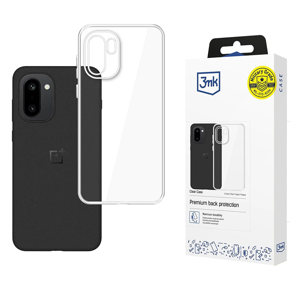 Husa de protectie 3mk Clear compatibil cu OnePlus 15R, Transparent