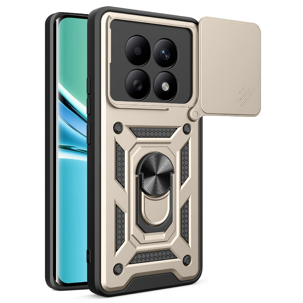 Husa de protectie Techsuit CamShield Series compatibil cu Xiaomi Redmi Note 15 5G / Note 15 4G / Poco M8 5G, Auriu