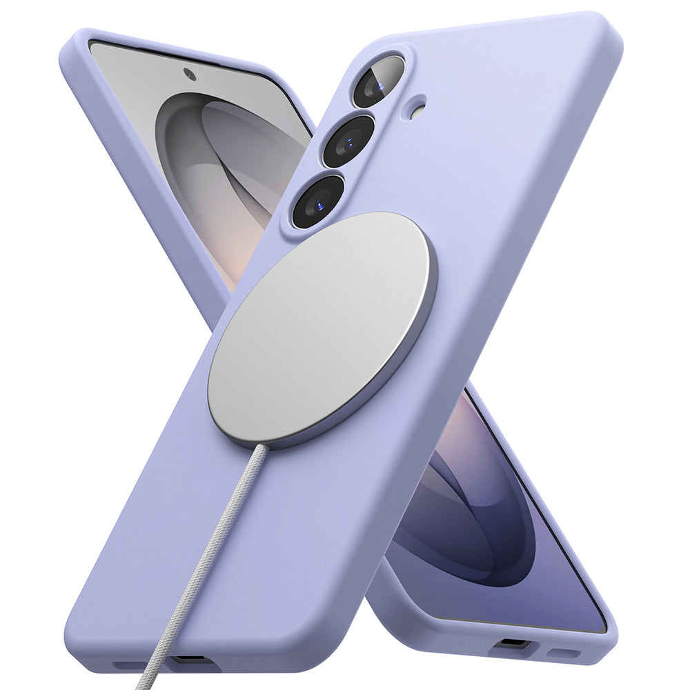 Husa de protectie Ringke Silicone MagSafe compatibil cu Samsung Galaxy S26, Lavanda